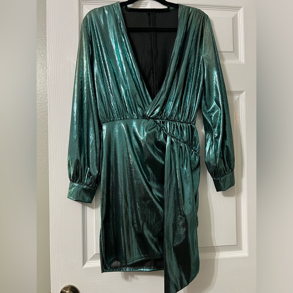 Faux Wrap Dress